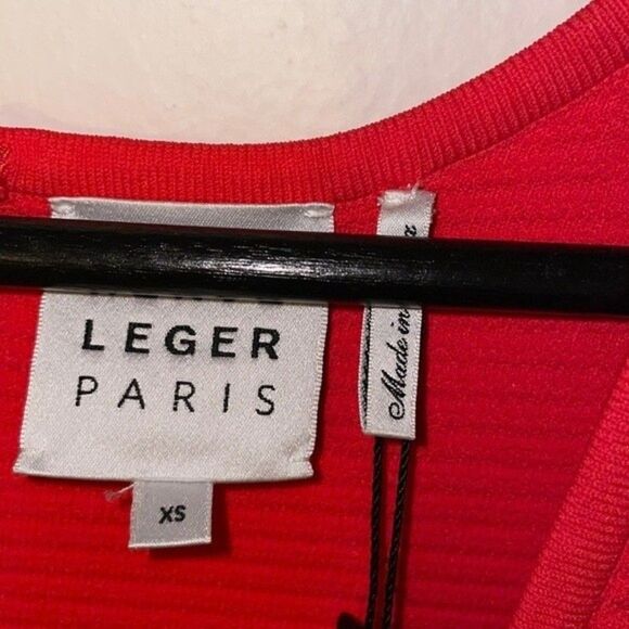 Herve Leger Paris Contour Corset Ribbed Knit Mini T-Shirt Body-con Dress Sz XS - Picture 12 of 15